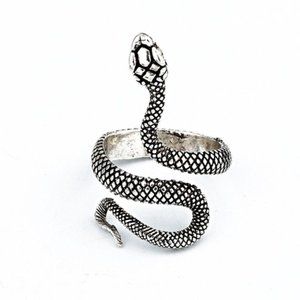 Gorgeous Snake Goth Punk Wrap Copper Silver Ring